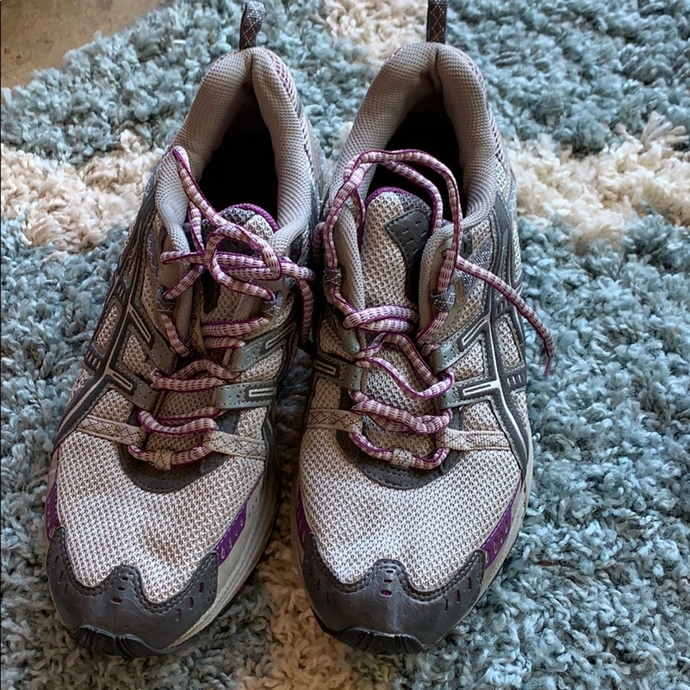 Gently worn sneakers
